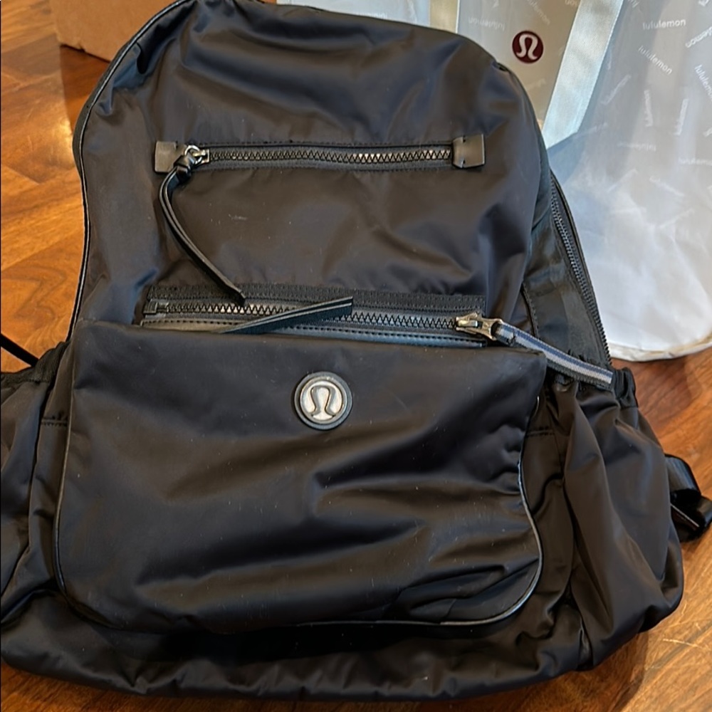 Lululemon Black Backpack